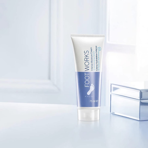 Avon Footworks Intense Foot Moisture Cream - 75ml (2.54 fl oz) - 10 Moisturising Factors