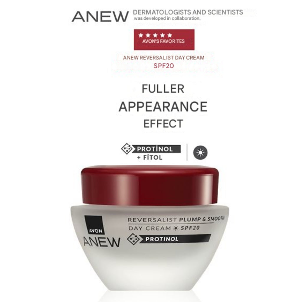 Avon Anew Reversalist Day Cream SPF20 – Plump & Smooth  1.69 fl oz - 50ml